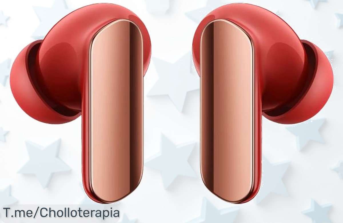 Auriculares realme Buds Air 7 Pro con cancelación de ruido AI brutal disfruta música 48 horas diseño aluminio top precio loco super chollo único ¡No lo dejes escapar!