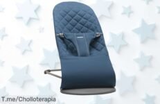 BabyBjörn hamaca bliss azul con balanceo natural para calmar y divertir a tu bebé ofrece un precio loco histórico ¡aprovecha este ofertón único antes que desaparezca!