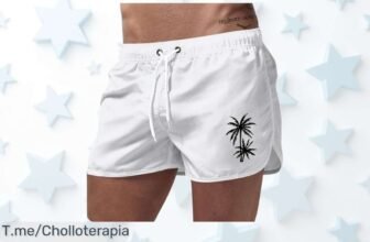 Bañador hombre corto con estampado de cocoteros y secado rápido el super chollo del verano para disfrutar sin esperas precio loco solo por tiempo limitado actúa ya