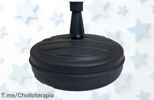 Base de sombrilla super fija y resistente con relleno para máxima estabilidad aprovecha este descuento brutal nunca visto llévate el ofertón ahora o pierde la oportunidad