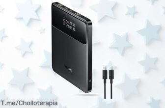 Baseus Powerbank 20000mAh carga portátil al 50% en 30 min con dos puertos USB C ¡precio loco y descuento brutal que no volverás a ver corre ya y aprovecha este ofertón!