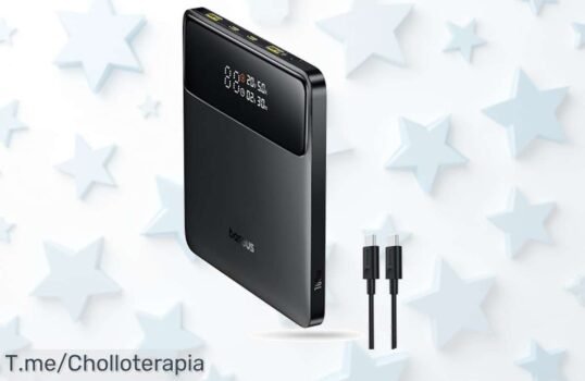Baseus Powerbank 20000mAh carga portátil al 50% en 30 min con dos puertos USB C ¡precio loco y descuento brutal que no volverás a ver corre ya y aprovecha este ofertón!