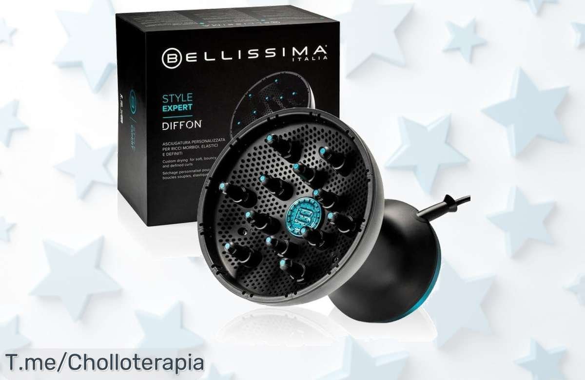 Bellissima Diffon Style Expert con cerámica y aceite de argán para rizos perfectos oferta única con descuento brutal precio loco aprovecha ya antes que se agote