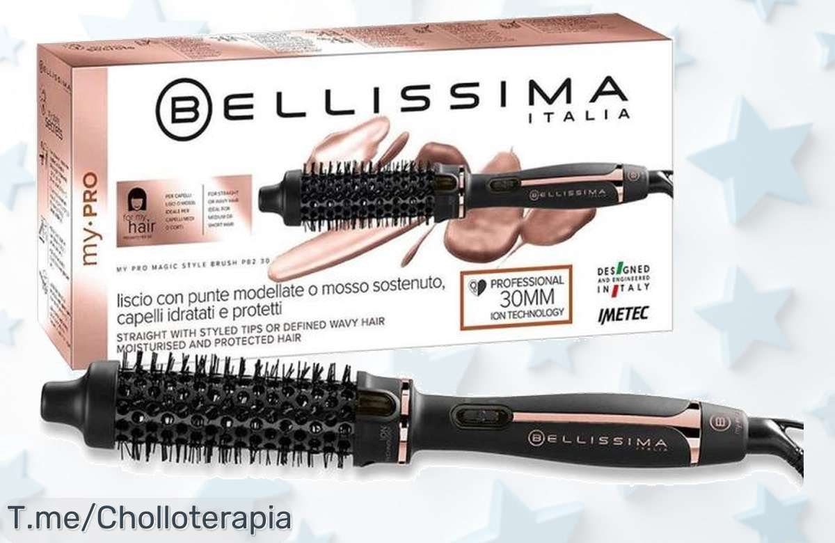 Bellissima My Pro Magic Style Brush P2 30 con revestimiento cerámico para ondas naturales y volumen irresistible a precio loco aprovecha esta oferta única y corre antes que desaparezca