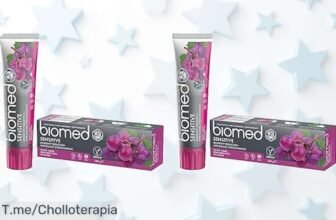 Biomed pasta de dientes vegana para esmalte fuerte y sensibilidad un super chollo con descuento brutal corre ahora que es ofertón limitado precio de ganga nunca visto