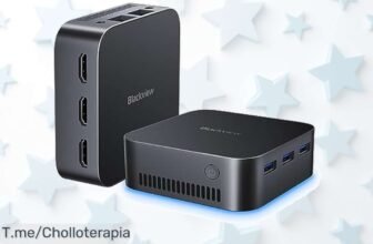 Blackview MP80 W11 Pro mini PC potencia increíble con 16GB RAM y triple HDMI ventaja para tu oficina, descuento brutal solo hoy precio loco imperdible corre ya
