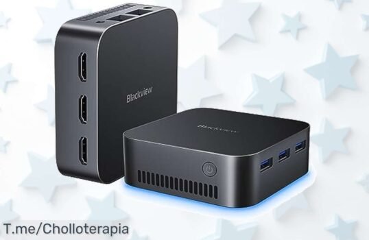 Blackview MP80 W11 Pro mini PC potencia increíble con 16GB RAM y triple HDMI ventaja para tu oficina, descuento brutal solo hoy precio loco imperdible corre ya