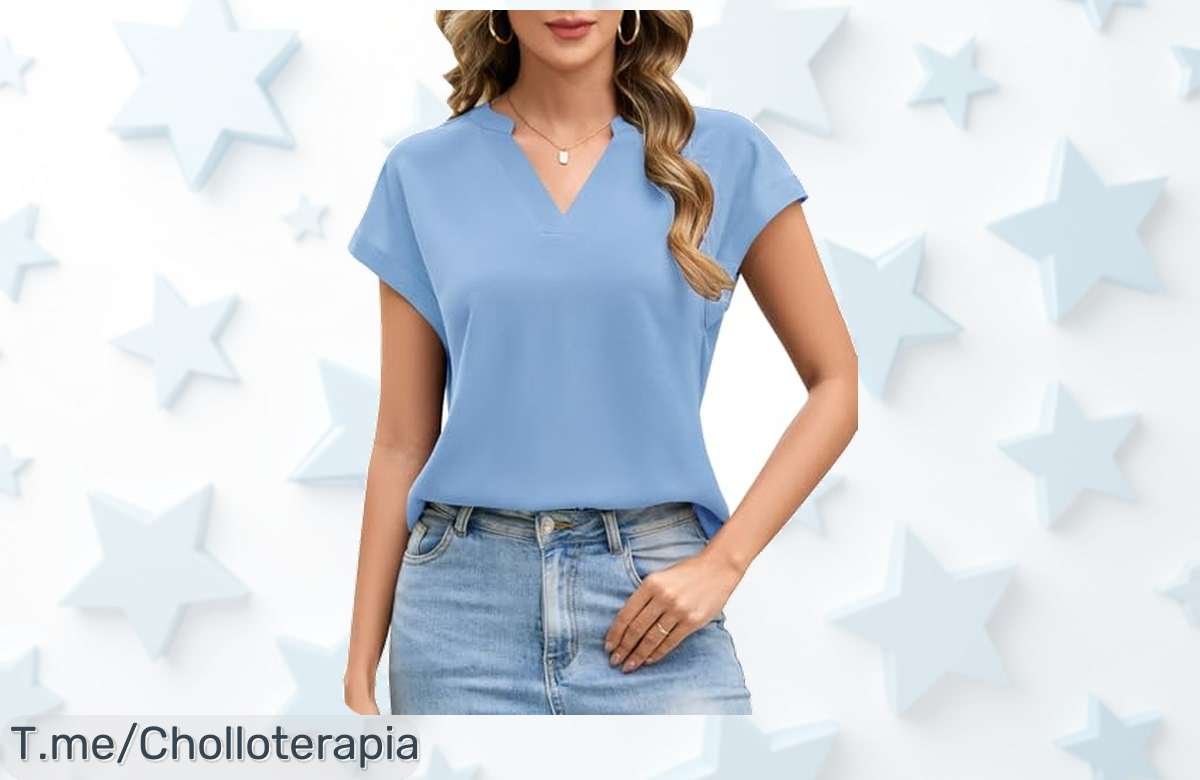 Blusa verano mujer talla grande con tela fresquita y diseño elegante oferta nunca vista precio loco para que luzcas increíble aprovecha este ofertón ya queda poco