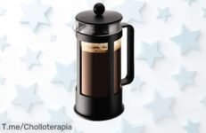 Bodum Kenya French press con diseño top que saca sabor brutal ahora a un super chollo nunca visto y descuento limitado corre y no pierdas este ofertón precio loco