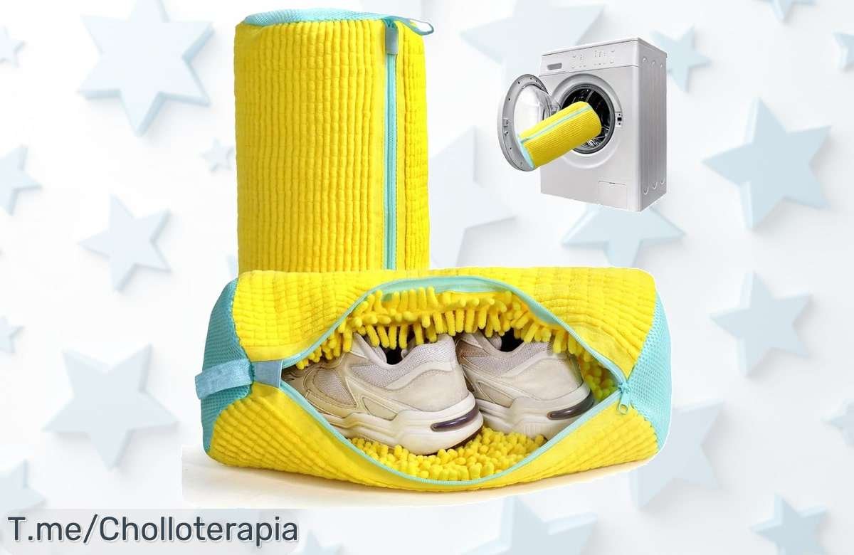 Bolsa duradera para lavar tus zapatos sin dañarlos con cremallera azul en un precio loco descuento brutal solo hoy aprovecha este ofertón nunca visto corre ya