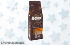 Bonka café grano Colombia 500g con intensidad 8 para un despertar intenso y sabor único precio de ganga que desaparece rápido aprovecha este descuentazo nunca visto ya