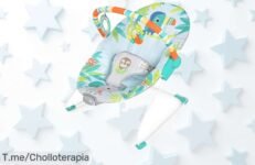 Bright Starts hamaca mecedora con vibraciones relajantes y juguetes incluidos disfruta de un calmante efecto instantáneo a precio loco oferta limitada ¡compra ya!