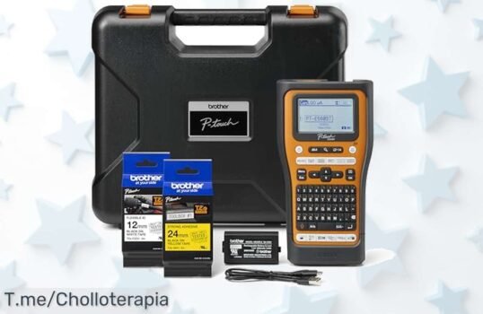 Brother PTE560BTVP con Bluetooth y cortes perfectos impresión rápida la rotuladora ideal para profesionales aprovéchate del ofertón con descuento brutal por tiempo limitado compra ya