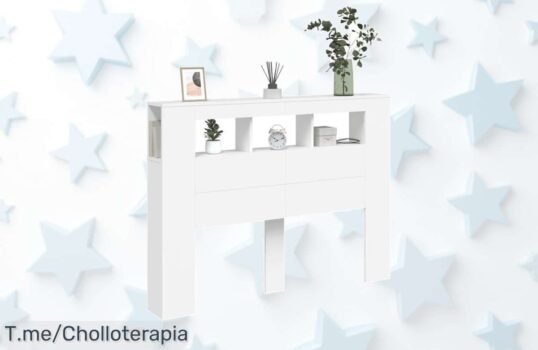 Cabecero con led blanco único diseño y luz integrada precio de ganga nunca visto super chollo con descuento brutal no esperes más vuelan las unidades compra ya