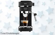 Cafetera Cecotec Cafelizzia 790 Black con 20 bares de presión para espressos cremosos al instante precio loco y descuento brutal corre ya este ofertón nunca visto se va rápido