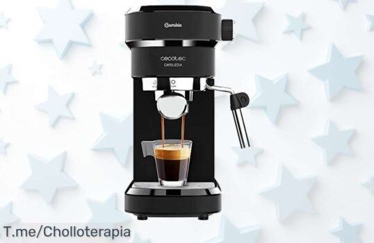 Cafetera Cecotec Cafelizzia 790 Black con 20 bares de presión para espressos cremosos al instante precio loco y descuento brutal corre ya este ofertón nunca visto se va rápido