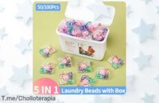 Caja de jabón 5 en 1 con hasta 100 piezas y aroma líquido exclusivo oferta brutal con precio loco never visto ¡aprovecha este super chollo antes que acabe!