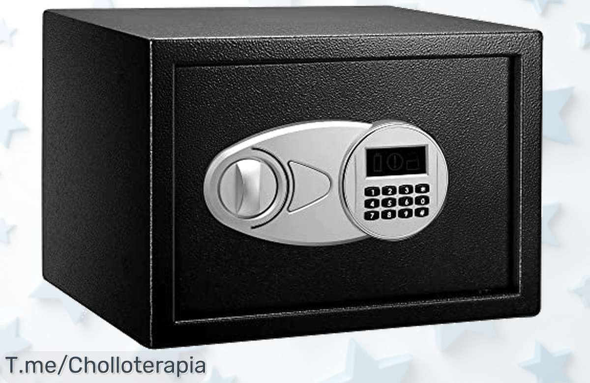 Caja fuerte Amazon Basics súper resistente con cerradura electrónica para proteger lo que más quieres aprovecha este descuentazo nunca visto oferta limitada actúa ya