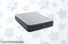 Cama de aire super resistente Intex que aguanta 272 kg y se infla en 3 minutos con hinchador eléctrico aprovecha este descuentazo brutal y oferta limitada ¡apresúrate!