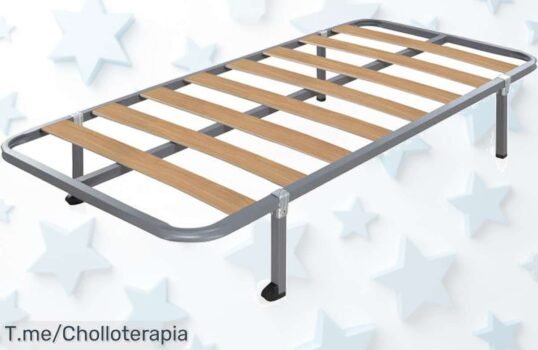 Cama express somier Hades resistente con patas largas en un súper chollo de precio loco y descuento brutal solo por tiempo limitado compra ya antes que se agote