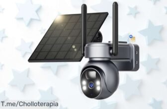 Cámara 4G solar con visión 360 y detección humana calidad 2K en un ofertón nunca visto aprovecha este precio loco antes que desaparezca la ganga