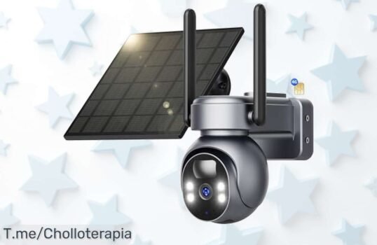 Cámara 4G solar con visión 360 y detección humana calidad 2K en un ofertón nunca visto aprovecha este precio loco antes que desaparezca la ganga