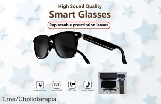 Cámara inteligente 2024 con gafas auriculares Bluetooth y sonido HIFI precio loco que no volverás a ver aprovecha este super chollo antes de que se acabe