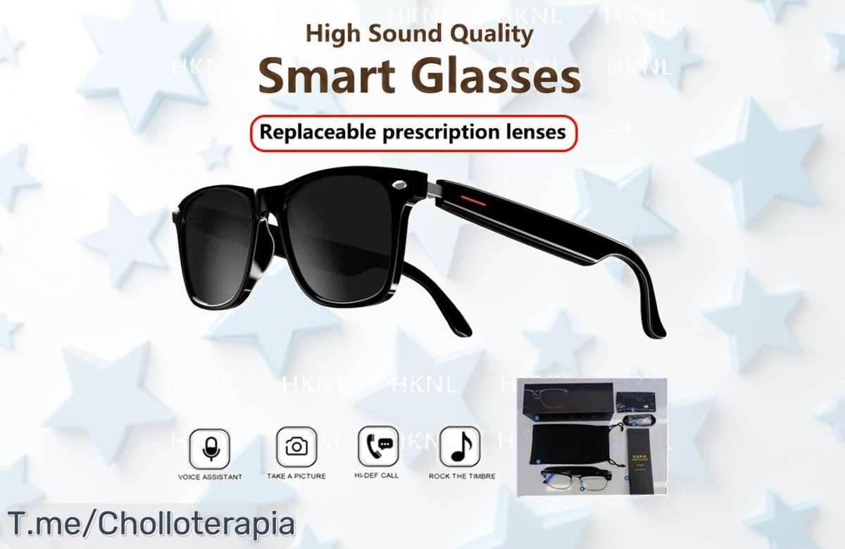 Cámara inteligente 2024 con gafas auriculares Bluetooth y sonido HIFI precio loco que no volverás a ver aprovecha este super chollo antes de que se acabe