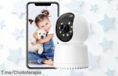 Cámara wifi 360 con audio y detección movimiento en oferta única protege a tus seres queridos con descuento brutal precio loco aprovecha este super chollo ya