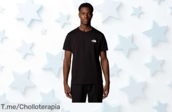 Camiseta The North Face con gráfico único en la espalda a precio loco disfruta de un descuentazo nunca visto y atrapa este super chollo antes que vuelen las unidades