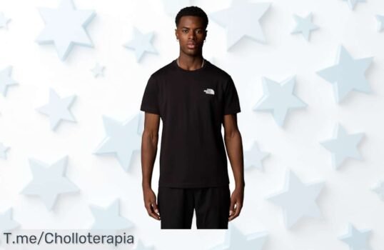 Camiseta The North Face con gráfico único en la espalda a precio loco disfruta de un descuentazo nunca visto y atrapa este super chollo antes que vuelen las unidades
