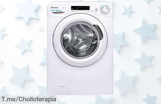 Candy Smart lavadora 10 kg con tecnología NFC y asistente de voz a precio loco descubre el súper chollo con ciclos rapidísimos y ahorro seguro compra ya antes que acabe esta oferta nunca vista