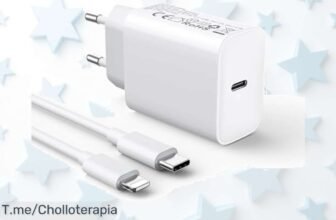 Carga ultra rápida 30W para iPhone y más con cable de 2 metros descuento brutal que vuela carga el 60 por ciento en solo media hora precio loco aprovecha este ofertón único ya
