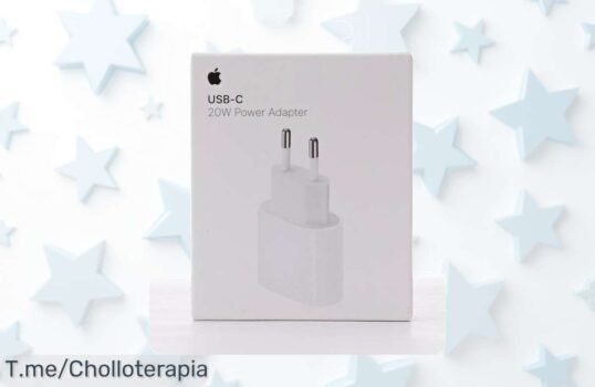 Cargador Apple USB-C 20W con carga rapidísima el super chollo que estabas esperando nunca visto precio de ganga solo por tiempo limitado ¡compra ya antes que se agote!