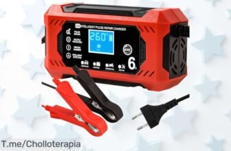 Cargador de baterías 12V con pulso inteligente que cuida y revive tu batería disfruta este ofertón de precio loco y descuento brutal aprovecha ya antes que se agote