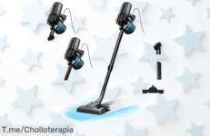 Cecotec Conga Thunderbrush 560 con succión bestial y cabezal giratorio 180º llega donde otros no pueden disfruta de este ofertón con descuento brutal ¡precio loco por tiempo limitado actúa ya!