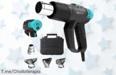 Cecotec Hell Gun 9500 con control digital y calor ultra rápido hasta 600 ºC ofrece potencia insuperable para resultados perfectos aprovecha este descuentazo jamás visto y cómpralo ya antes que se agote