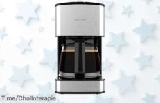 Cecotec cafetera de goteo con acero inoxidable y boquilla antigoteo disfruta del café perfecto sin esfuerzo en un ofertón único con descuento brutal precio loco que se va rápido compra ya