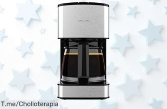 Cecotec cafetera de goteo con acero inoxidable y boquilla antigoteo disfruta del café perfecto sin esfuerzo en un ofertón único con descuento brutal precio loco que se va rápido compra ya