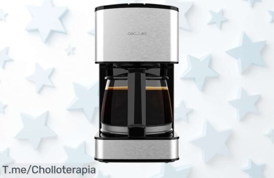 Cecotec cafetera de goteo con acero inoxidable y boquilla antigoteo disfruta del café perfecto sin esfuerzo en un ofertón único con descuento brutal precio loco que se va rápido compra ya