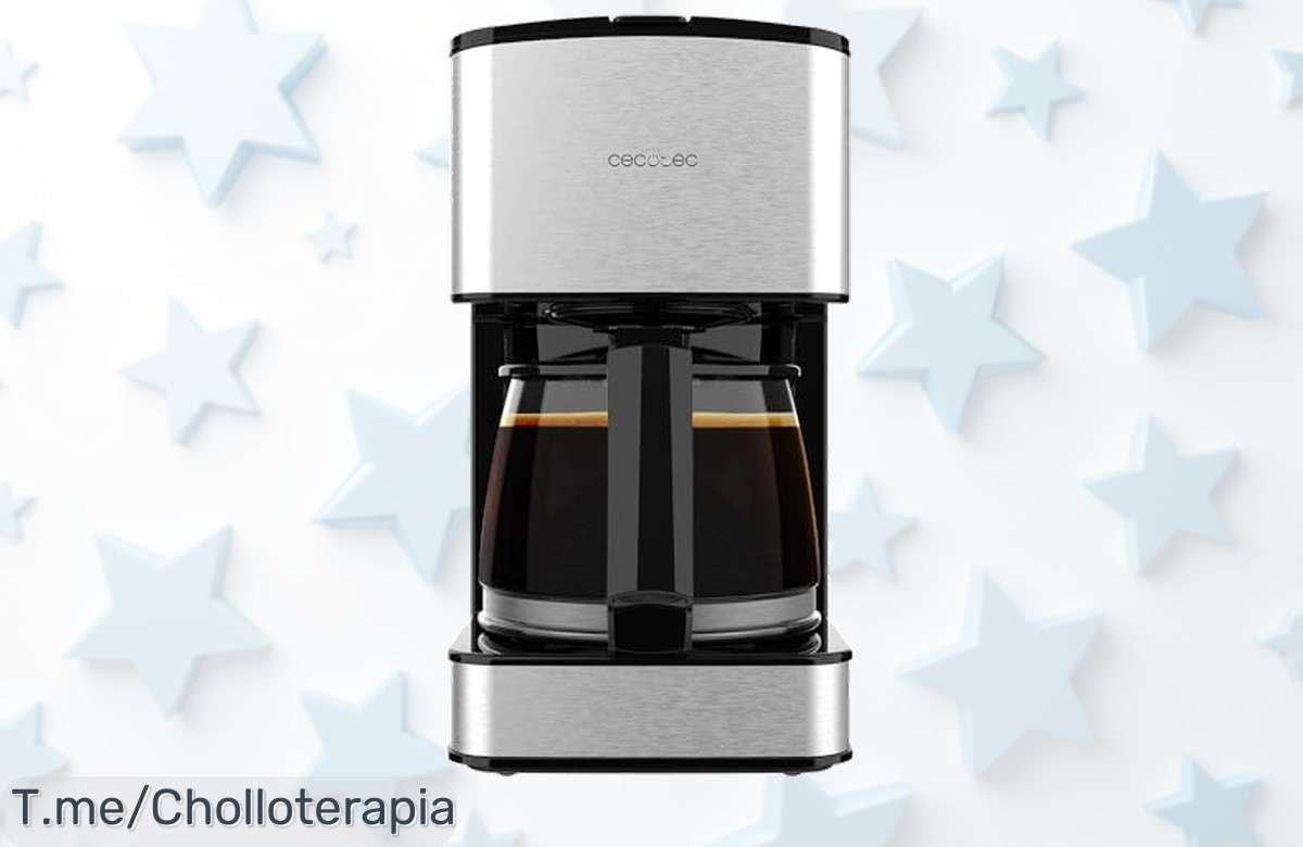 Cecotec cafetera de goteo con acero inoxidable y boquilla antigoteo disfruta del café perfecto sin esfuerzo en un ofertón único con descuento brutal precio loco que se va rápido compra ya