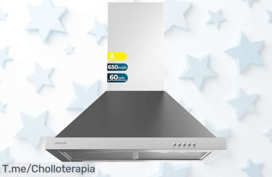 Cecotec campana extractora con succión brutal de 650m3-h calidad profesional y acabado inox a un precio loco aprovecha el descuento brutal ¡ofertón nunca visto corre!