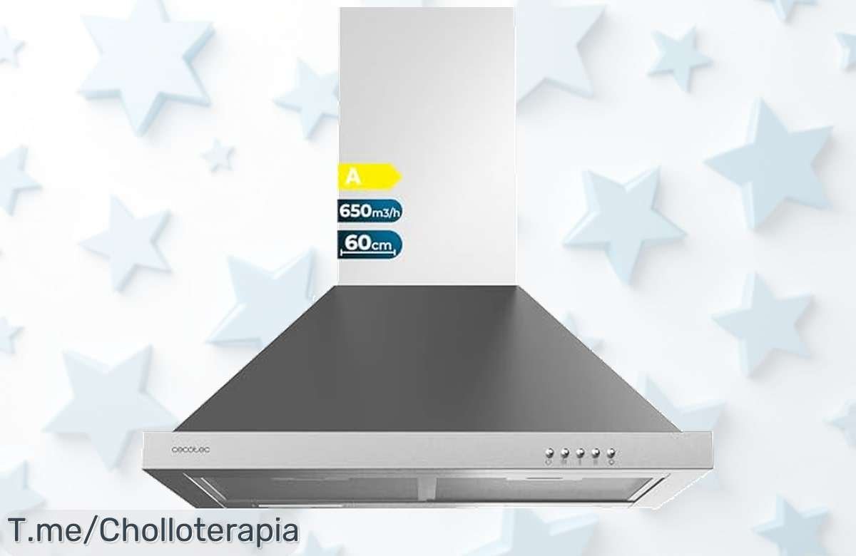 Cecotec campana extractora con succión brutal de 650m3/h calidad profesional y acabado inox a un precio loco aprovecha el descuento brutal ¡ofertón nunca visto corre!