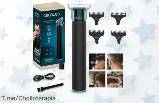 Cecotec cortapelos profesional con cuchilla ultra afilada para cortes precisos y 90 min de autonomía disfruta este ofertón nunca visto precio loco que se agota rápido compra ya
