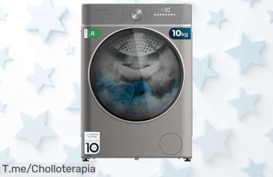Cecotec lavadora 10kg con motor inverter y vapor steammax a precio loco cuida tu ropa y protege a los peques corre por este super chollo la oferta nunca vista se acaba pronto