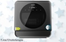 Cecotec lavavajillas compacto con 6 programas y función delay hasta 24h disfruta de un ofertón único precio loco y descuento brutal solo por tiempo limitado compra ya