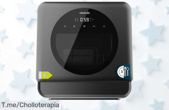 Cecotec lavavajillas compacto con 6 programas y función delay hasta 24h disfruta de un ofertón único precio loco y descuento brutal solo por tiempo limitado compra ya