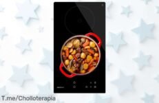 Cecotec vitrocerámica 2 fuegos con detector y bloqueo infantil precio loco descuento brutal que vuela cocína seguro rápido aprovecha este ofertón único ya