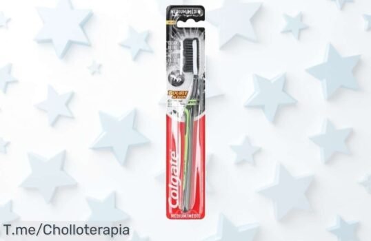 Cepillo Colgate Medium carbón doble acción el super chollo que limpia al instante con descuento brutal oferta limitada precio loco corre antes de que suba