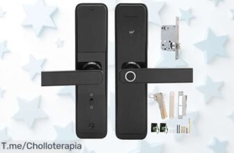 Cierra tu puerta con la tecnología más segura que funciona aunque tus dedos estén mojados; disfruta este ofertón con descuento brutal y precio de ganga por tiempo limitado ¡No lo dejes pasar!